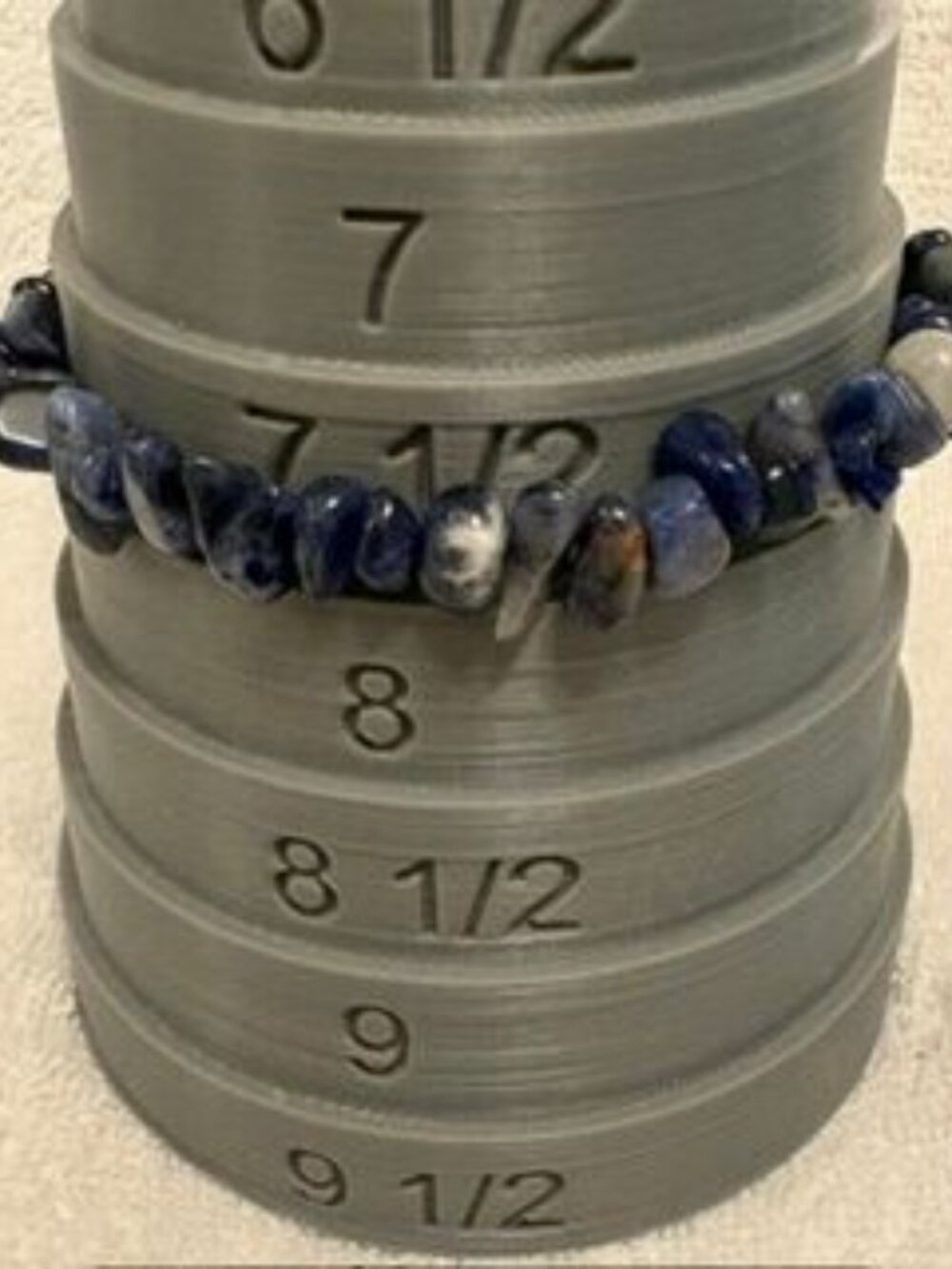 NEW Lapis Lazuli 50 cts Stretch Bracelet - Fits up to a 7 1/2 in Wrist